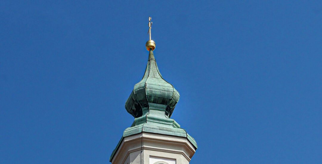 Die Turmeindeckung des Asamtürmchens in Freising