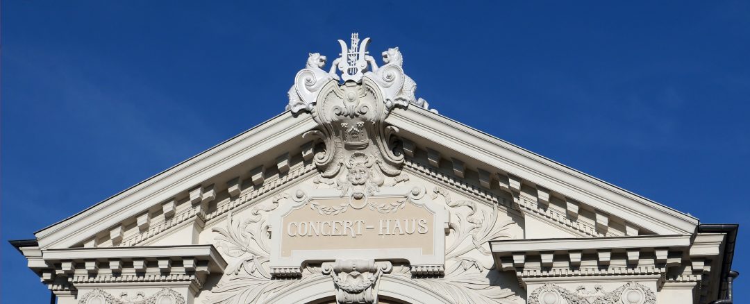 Giebelbekrönung Konzerthaus Ravensburg