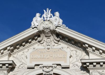 Giebelbekrönung Konzerthaus Ravensburg